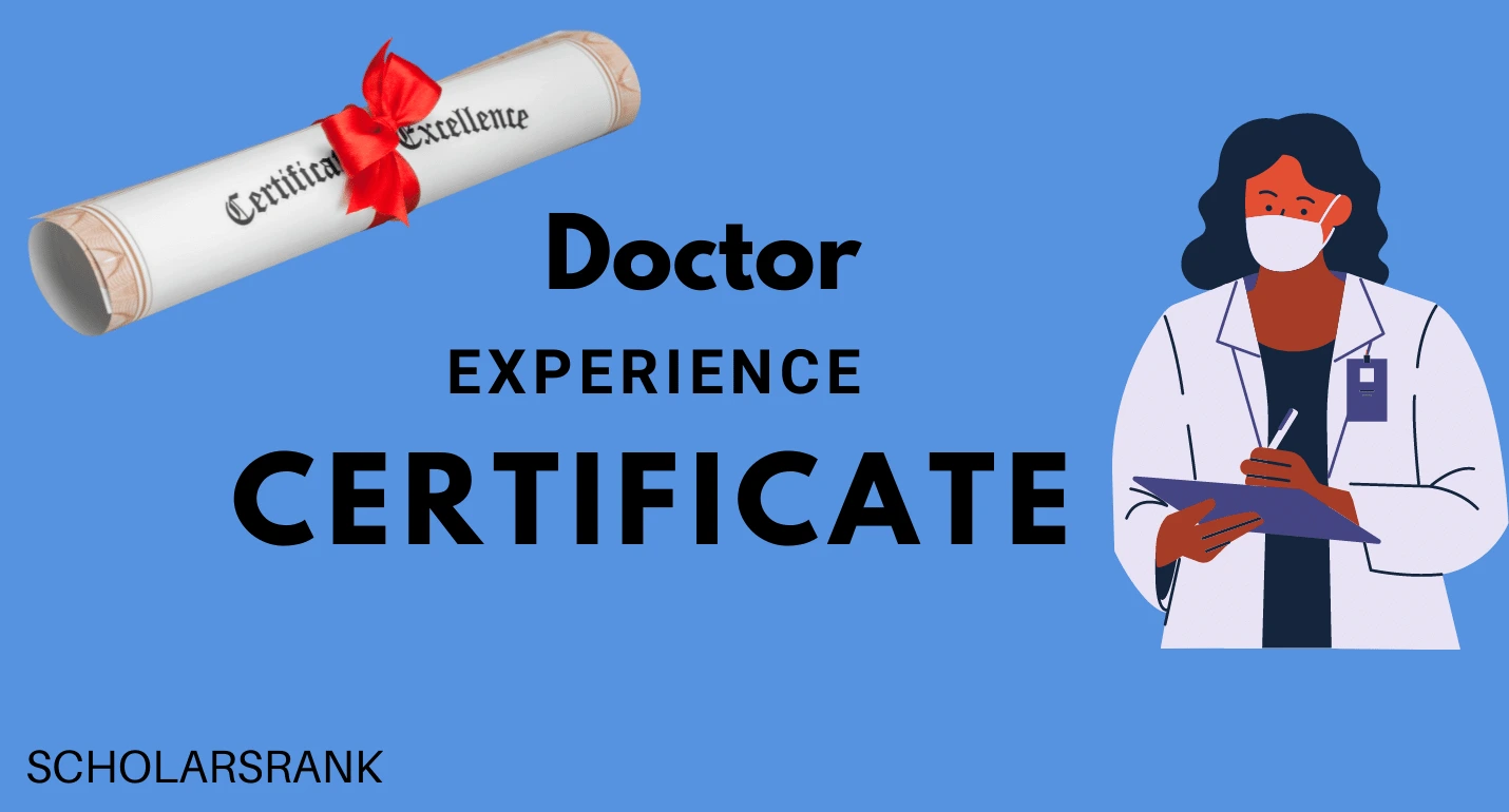 Doctor Experience Certificate
