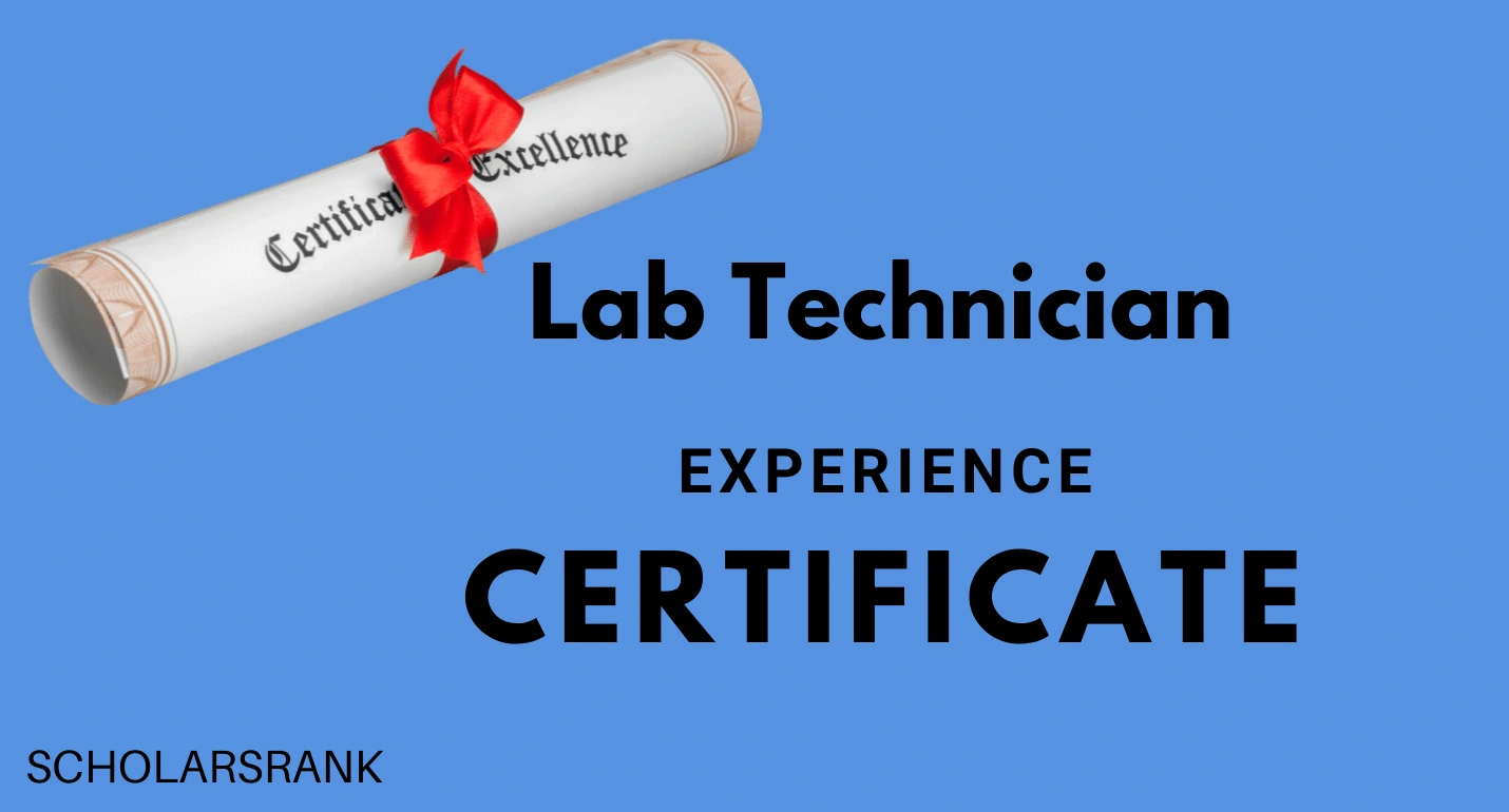 how-to-write-lab-technician-experience-certificate