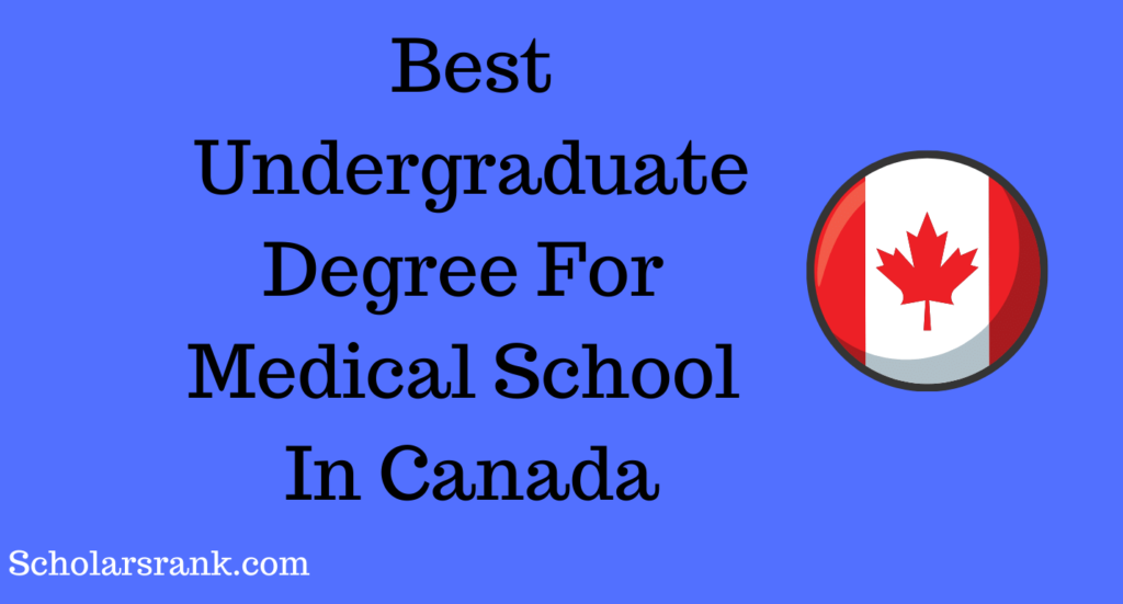 Best Undergraduate Degree For Medical School In Canada Scholarsrank Blog For Academics And 