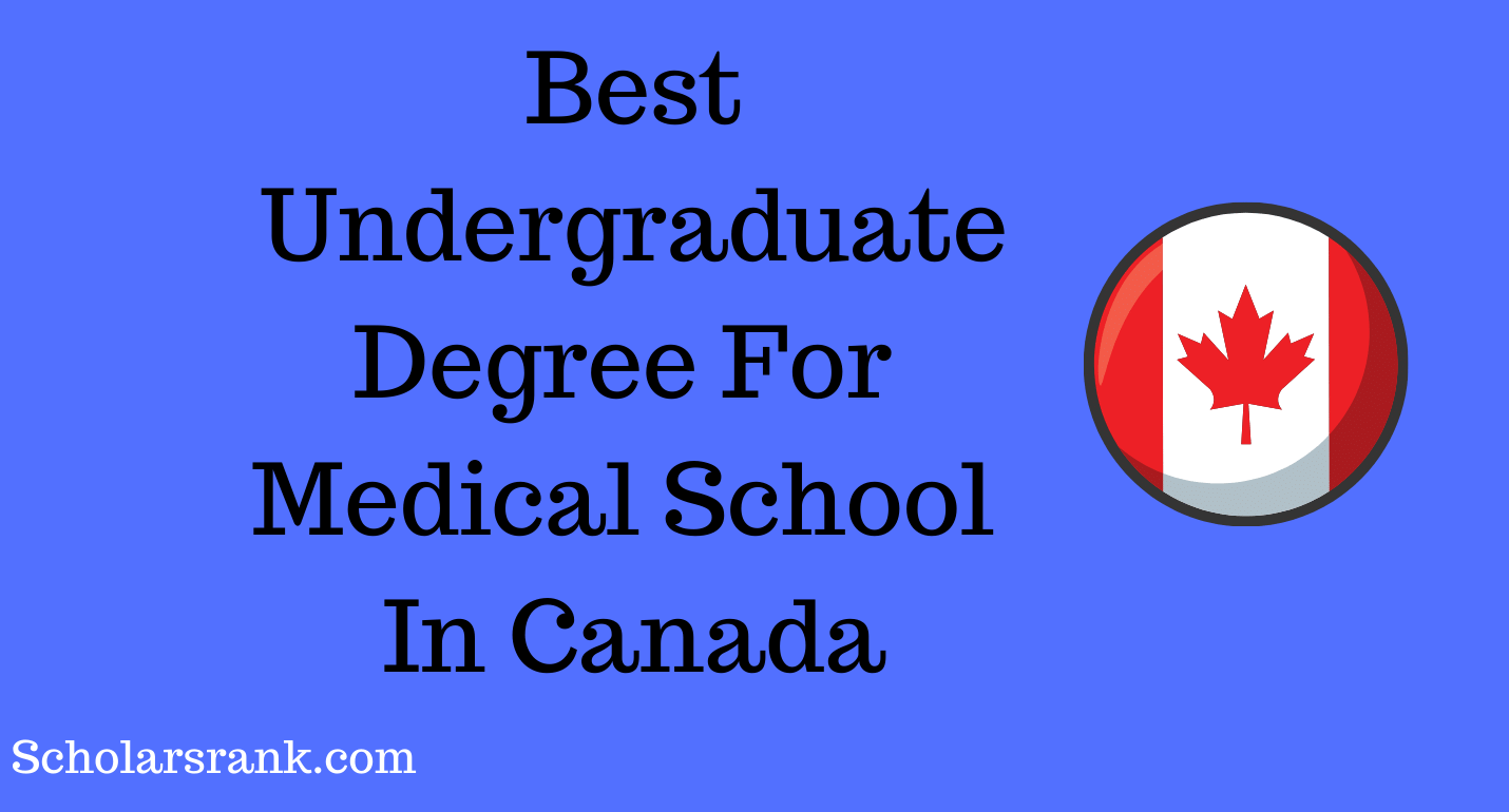 Best Undergraduate Degree For Medical School In Canada